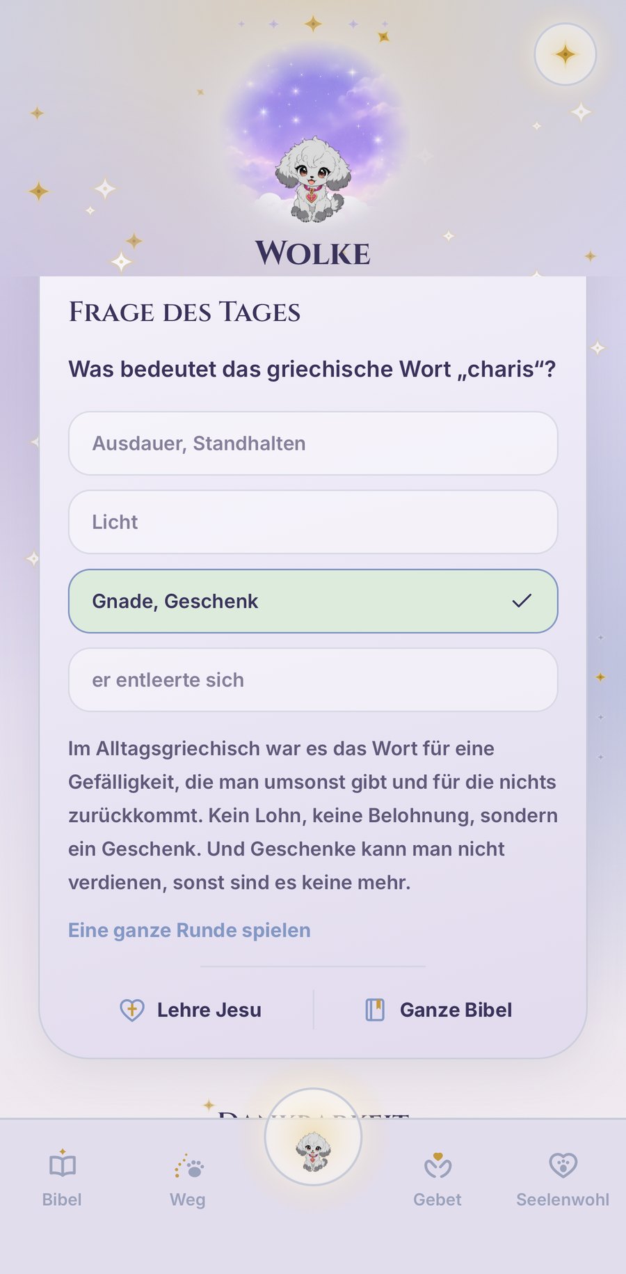 Das Hauptquartier deines Bible Dogs